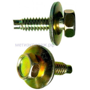 Болт шестигранный 1/4"-20х7/8" (1/4"-20х1") с шайбой K2211