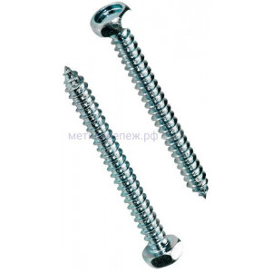 Саморез с шестигранной головкой 4,2х45 DIN 7976 (ISO 1479) форма C, оцинкованная сталь