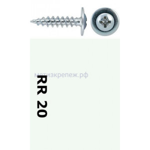 Саморез-клоп острый 4,2х19 окрашенный, RR 20 (белый)