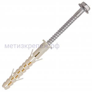 Дюбель фасадный Sormat S-UF 10х80 с шурупом S-FP